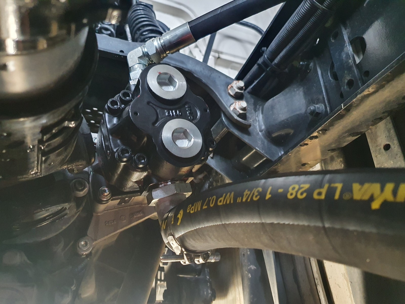 Kipper hydraulics set